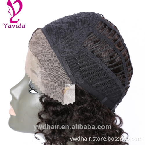 Brazilian Curly Lace Front Human hair Wig Glueless Full Lace Wigs With Baby Hair Short Curly Kinky Curly Full Lace Wigs